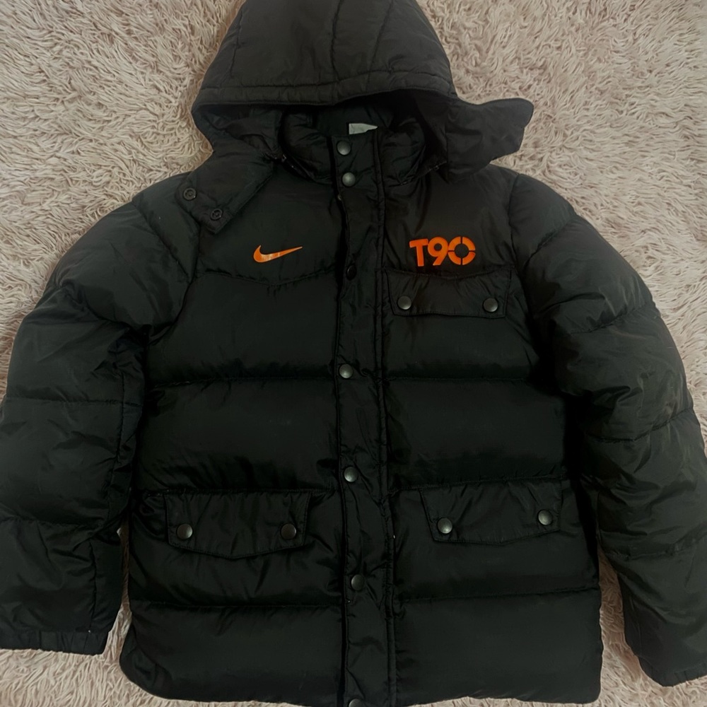 Nike Black T90 Puffer Jacket Size M